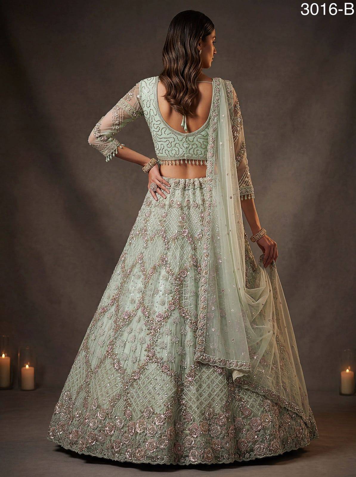 3016 BY FASHID Indian Traditional Wear Bridal Collection Beautiful Stylish Fancy Colorful Bridal Wear & Occasional Wear Fancy Lehengas At Wholesale Price